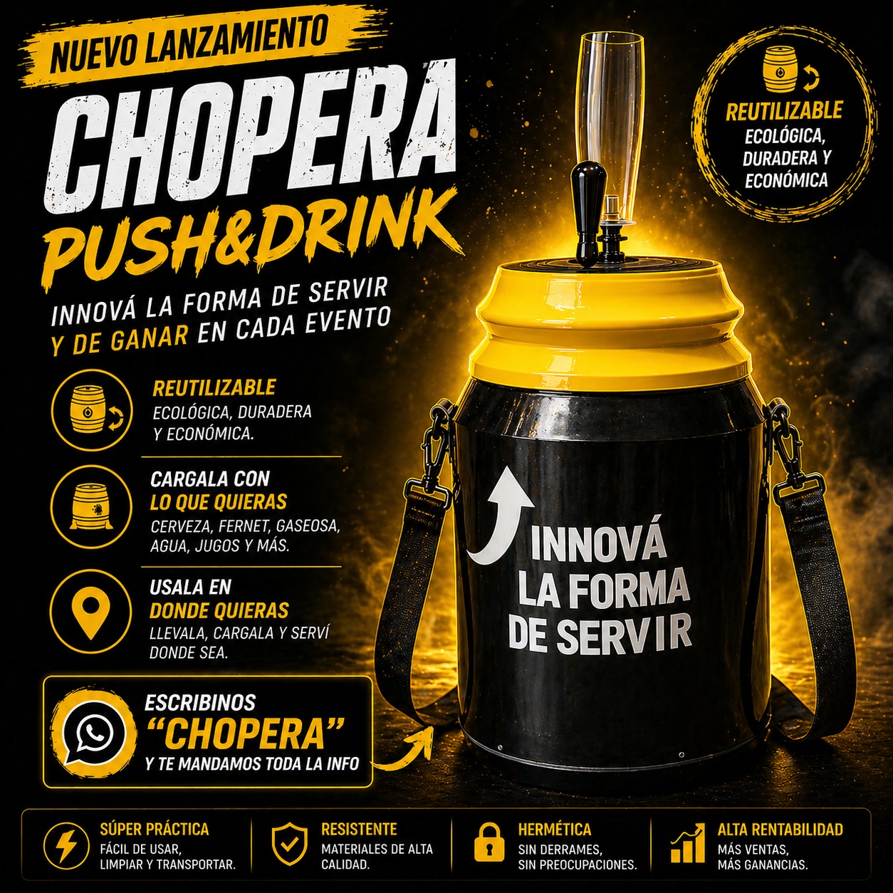 Push & Drink - Características